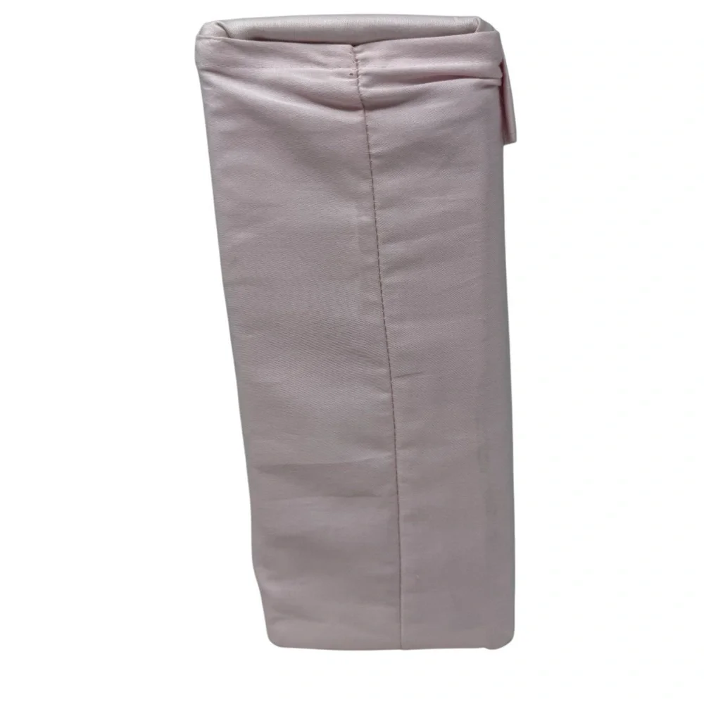 Kate Spade Queen Size Sheet Set Light Pink Solid 100% Cotton Sateen NWT